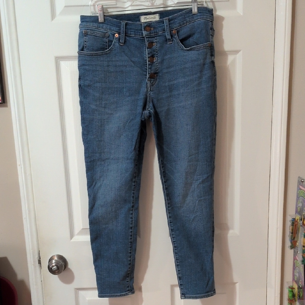 Madewell 9" Mid-rise Skinny Crop Jeams